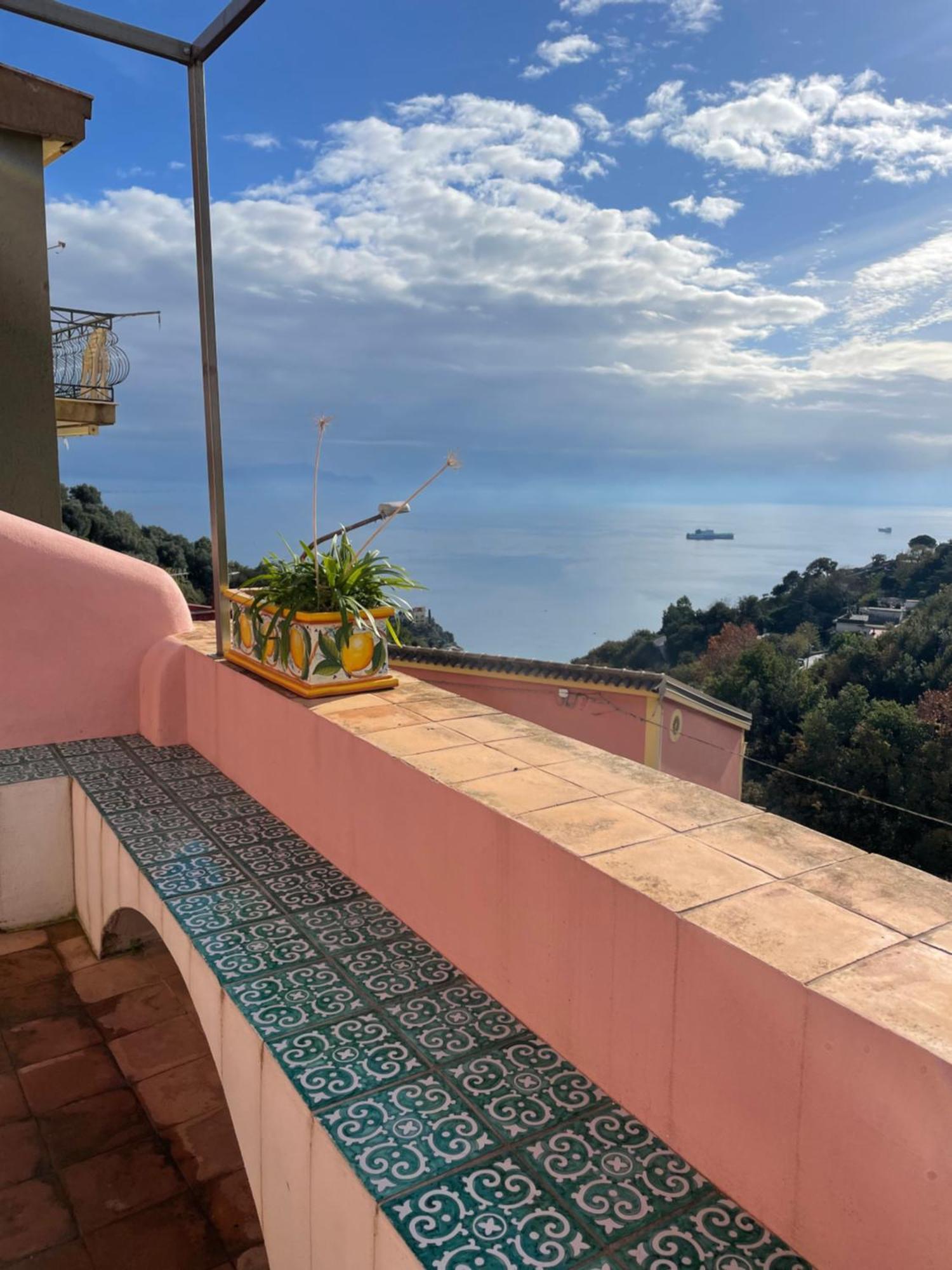 Casa Di Zia Rosaria Sea View Daire Vietri Dış mekan fotoğraf